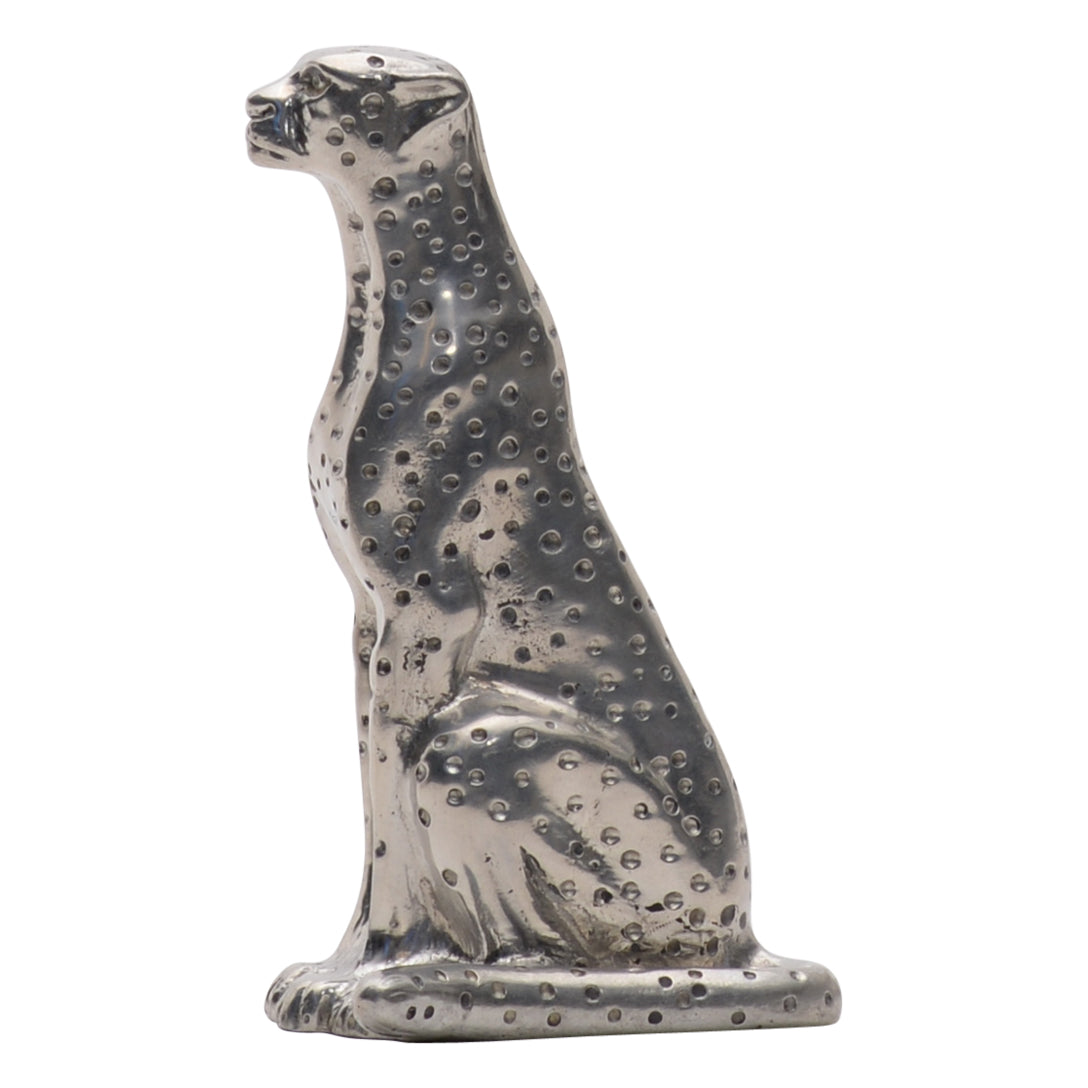 Maridadi Pewter Sitting Cheetah