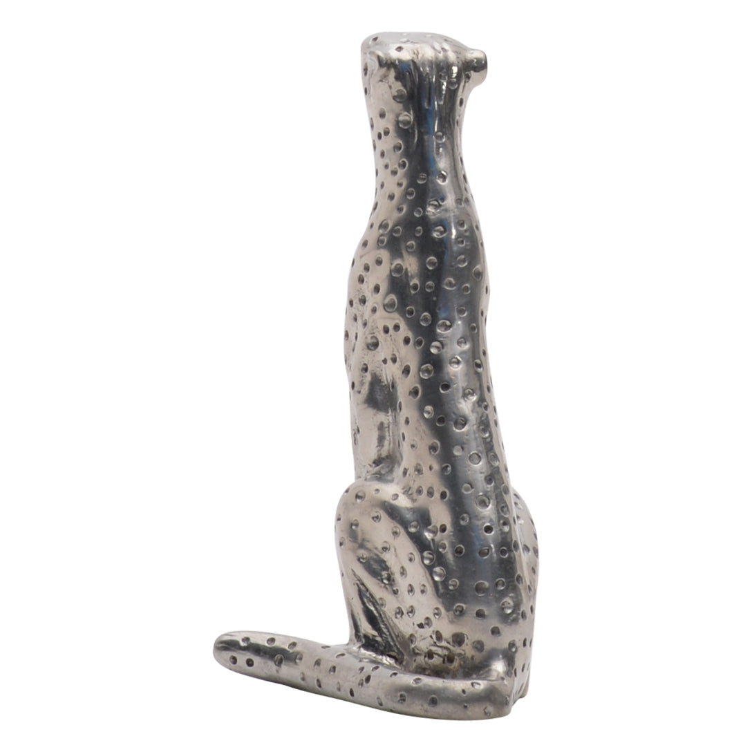 Maridadi Pewter Sitting Cheetah