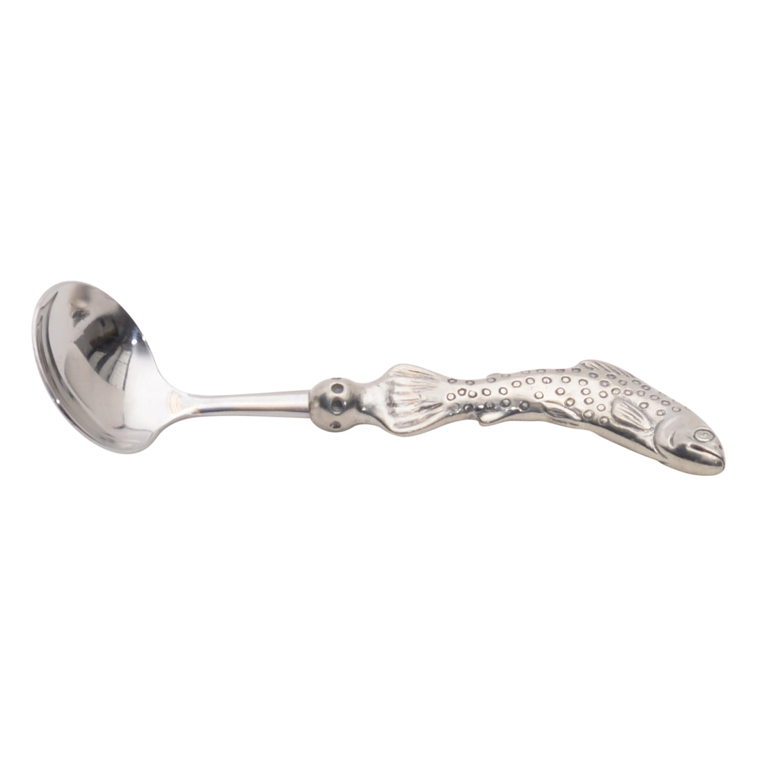 Maridadi Pewter Trout Sugar Spoon