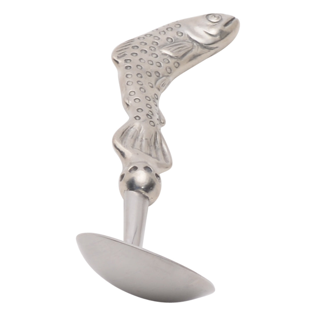 Maridadi Pewter Trout Sugar Spoon