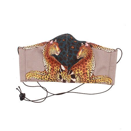 Leopard Lilly Starry Night Face Mask