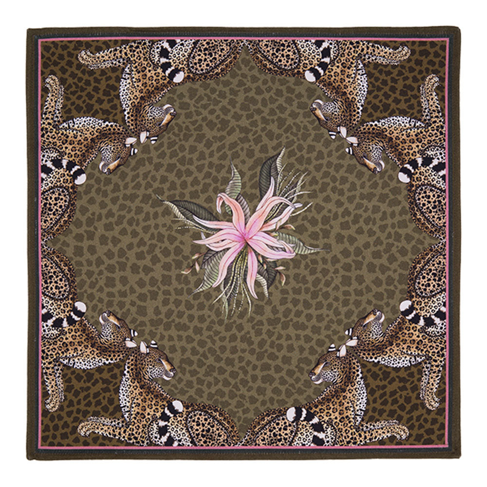 Leopard lilly safari napkin pair