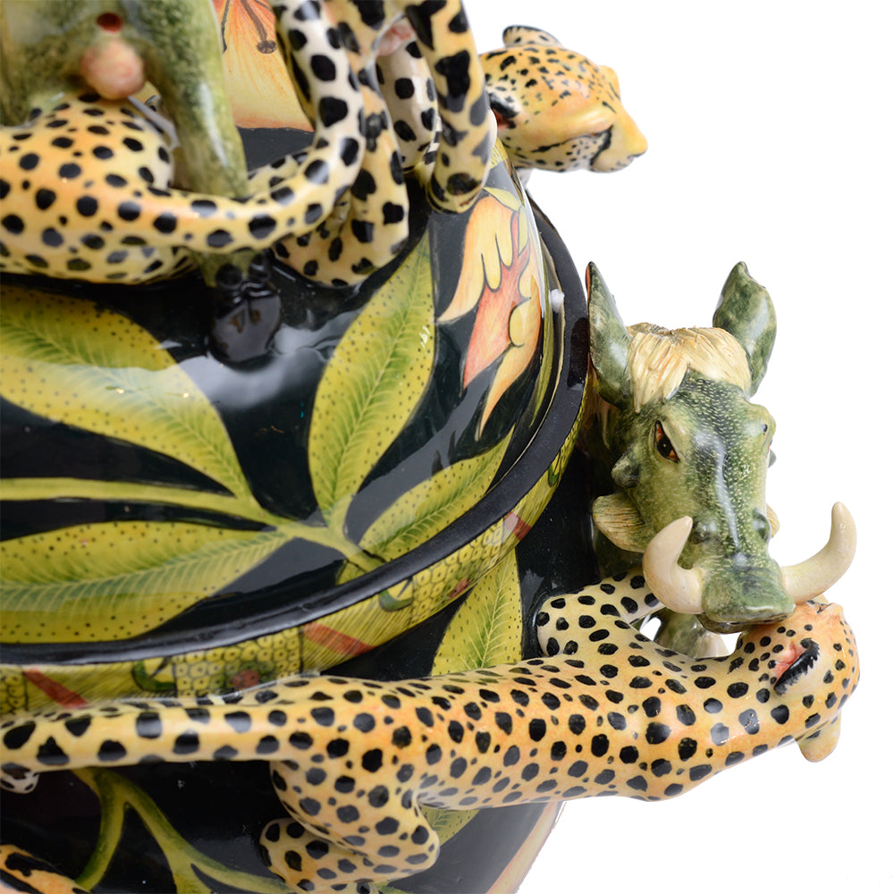 King cheetah & warthog tureen