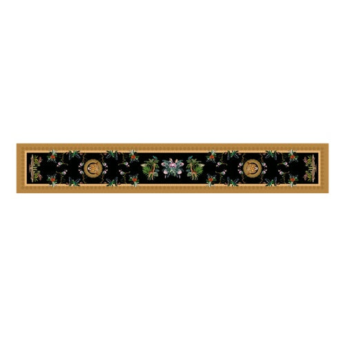 Black table runner