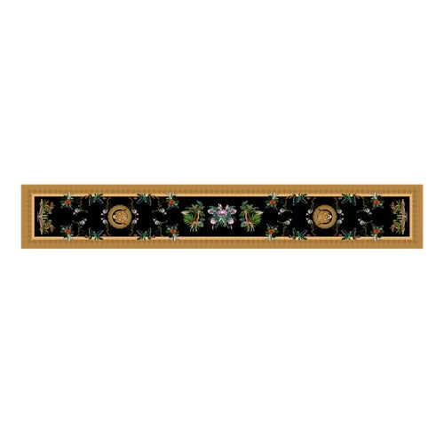 Black table runner