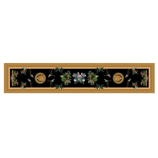 Black table runner