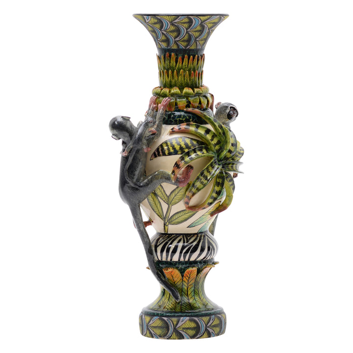 Monkey vase