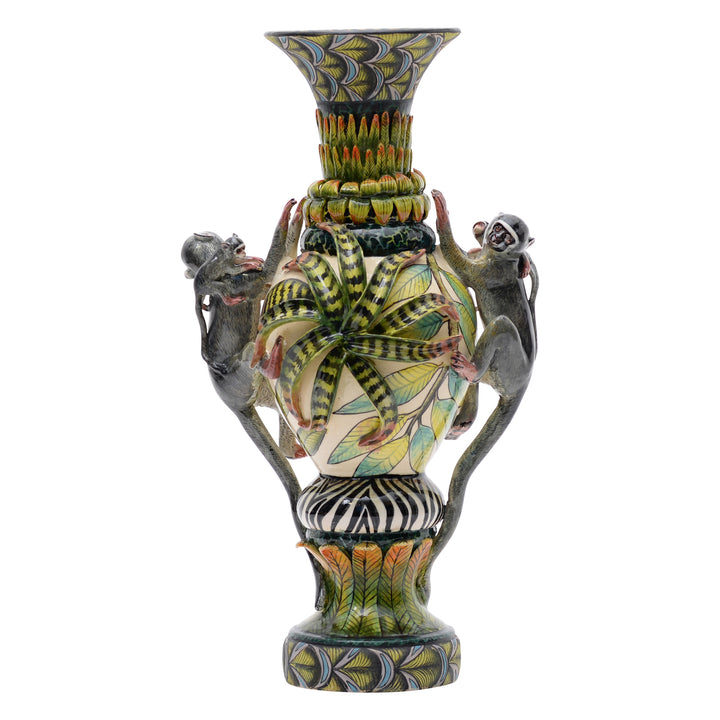 Monkey vase