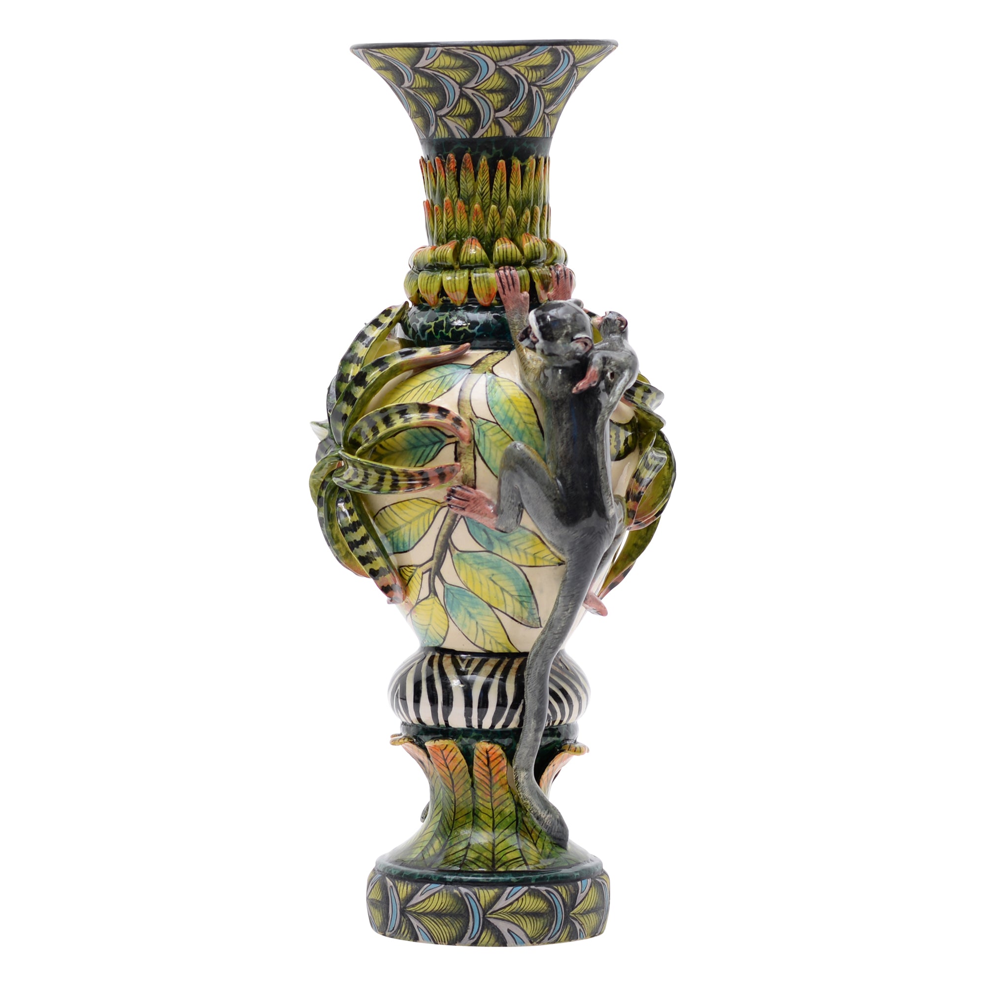 Monkey vase