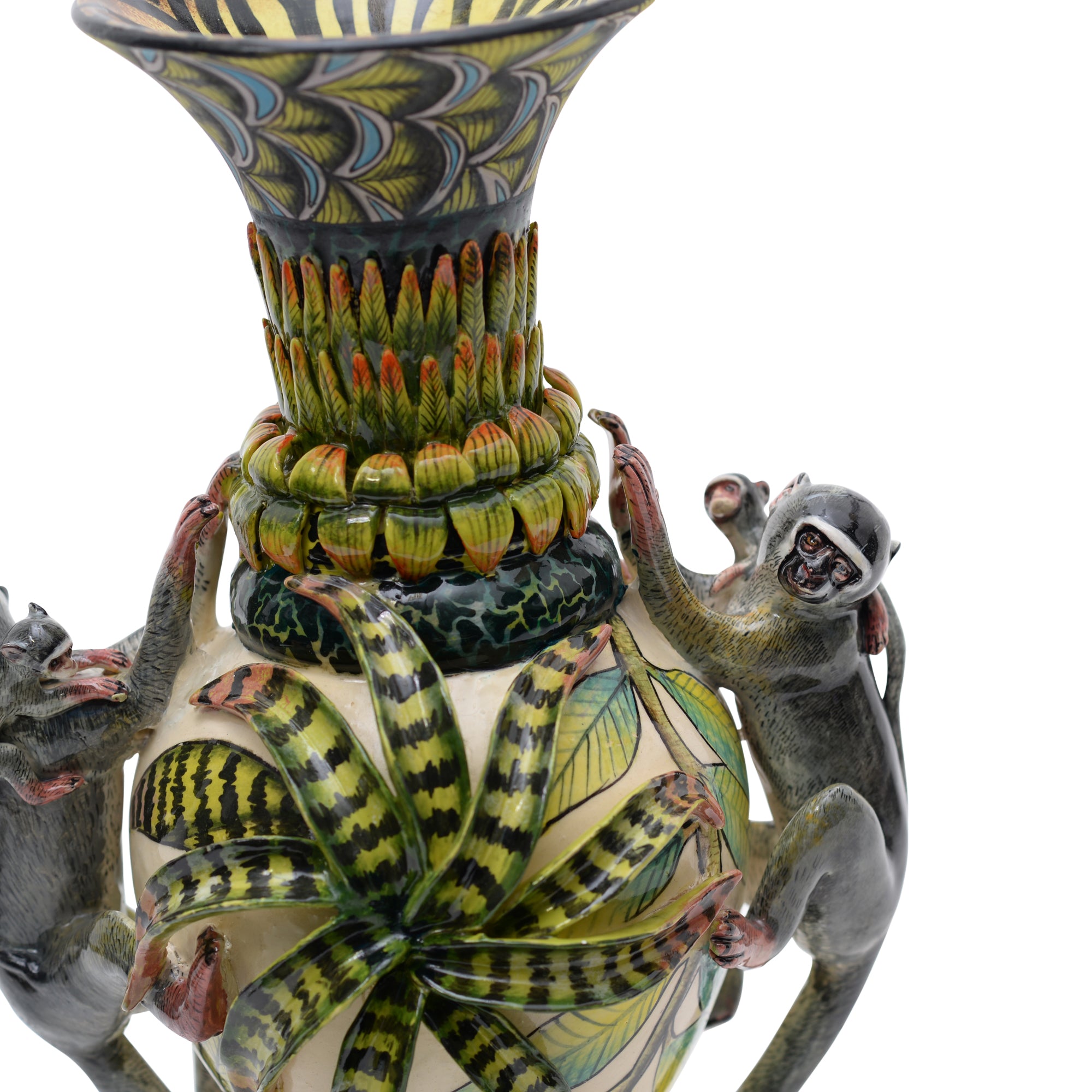 Monkey vase