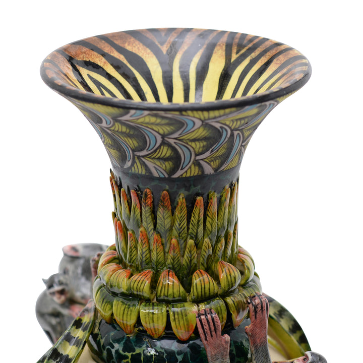 Monkey vase