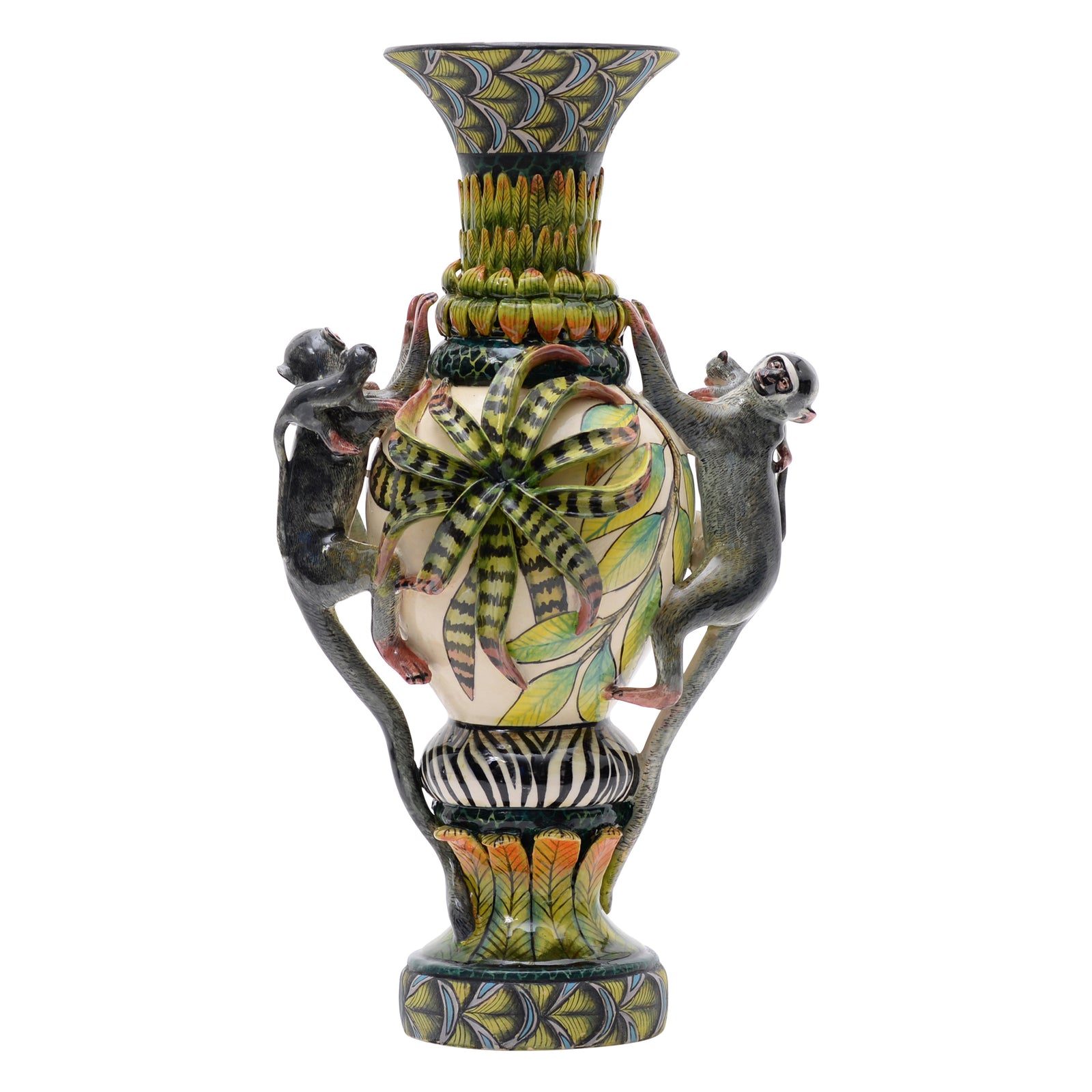 Monkey vase