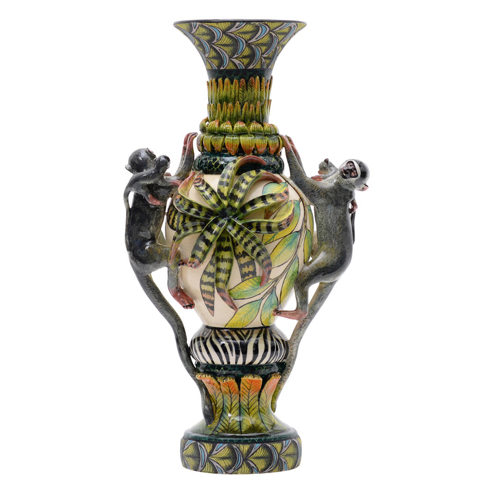 Monkey vase