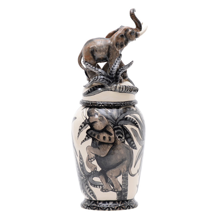 Elephant urn