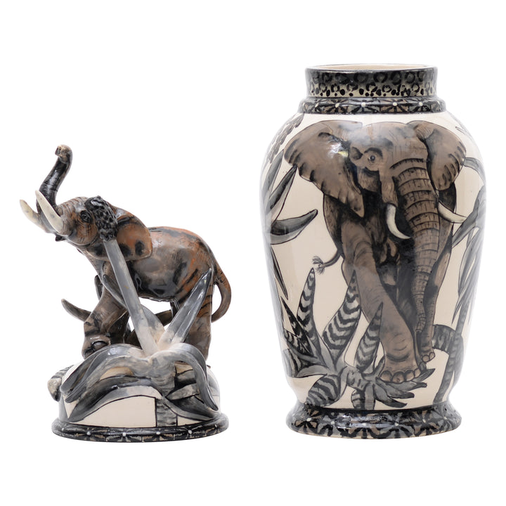 Elephant urn