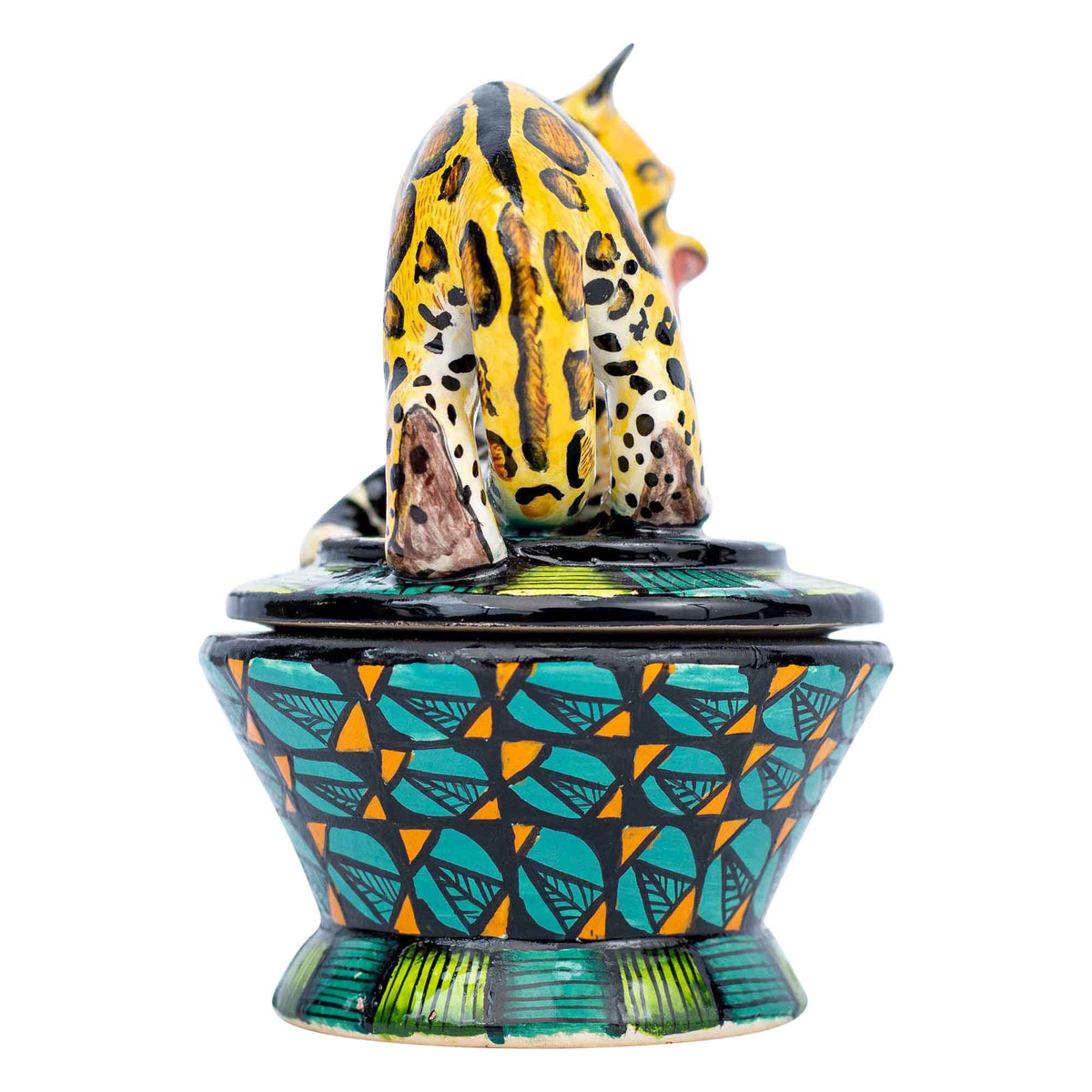 Clouded  leopard jewelry Box
