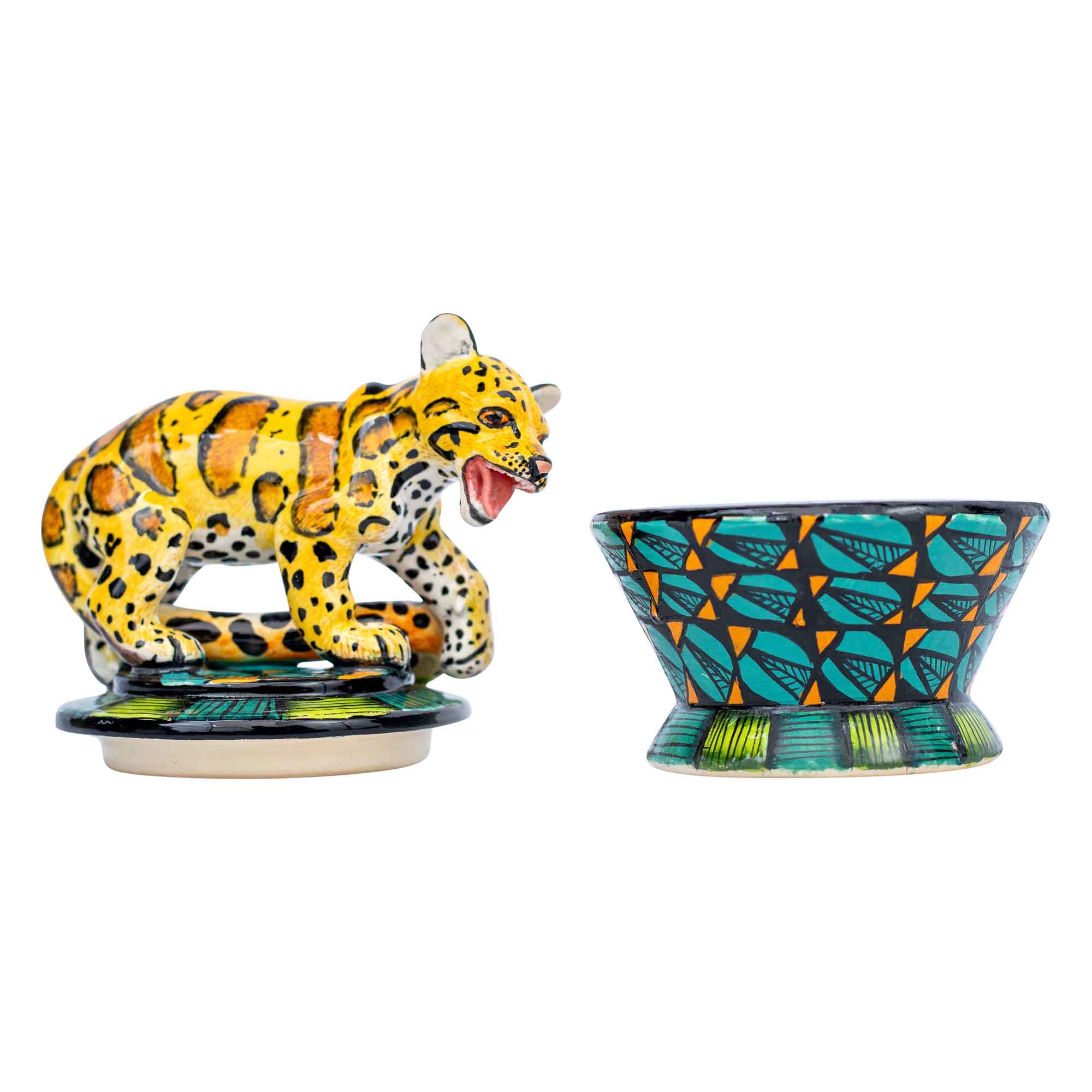 Clouded  leopard jewelry Box
