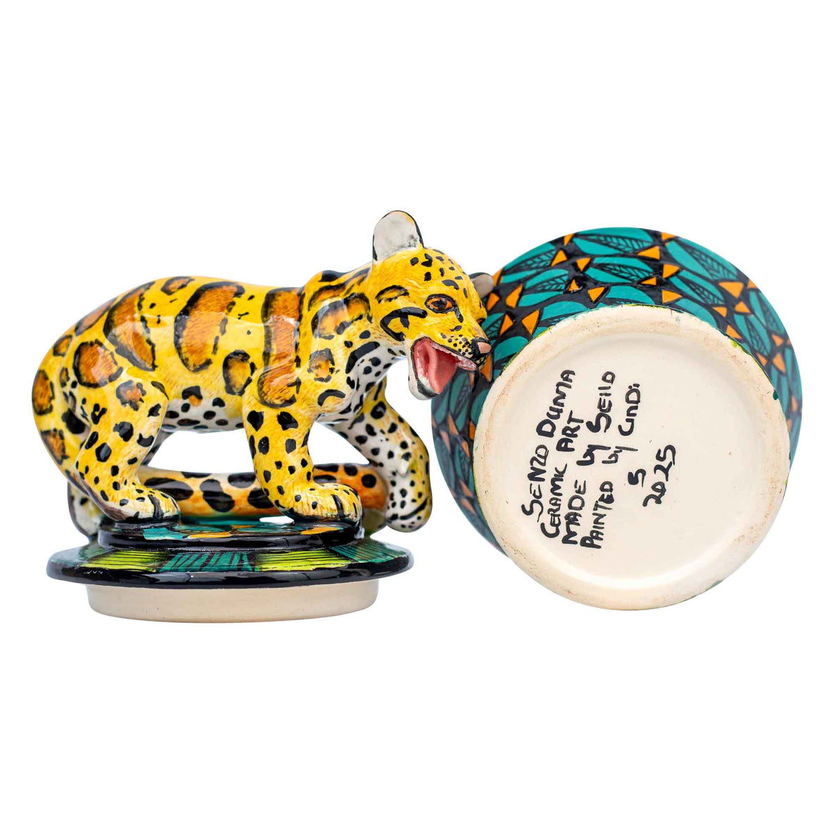Clouded  leopard jewelry Box

