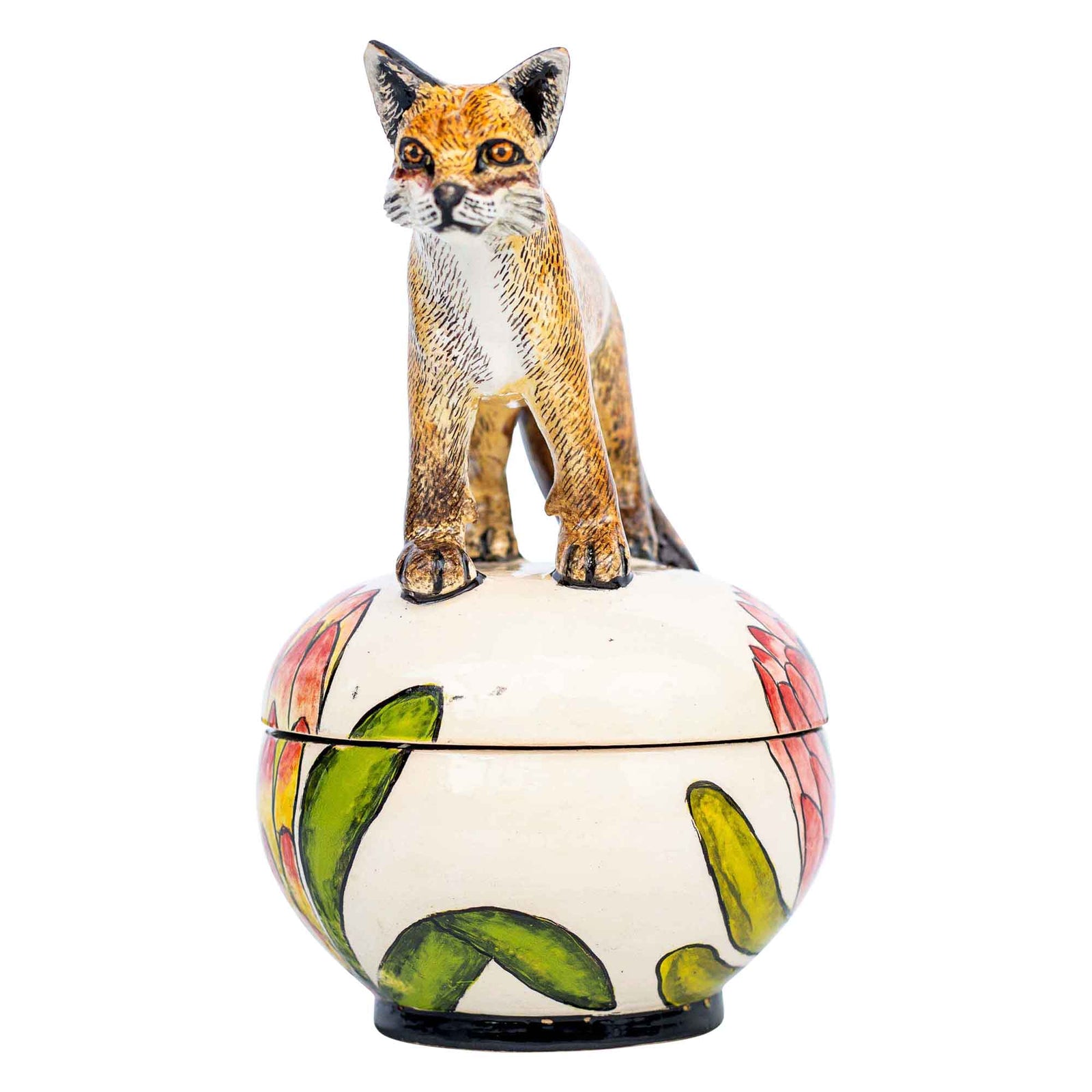 African fox jewelry box