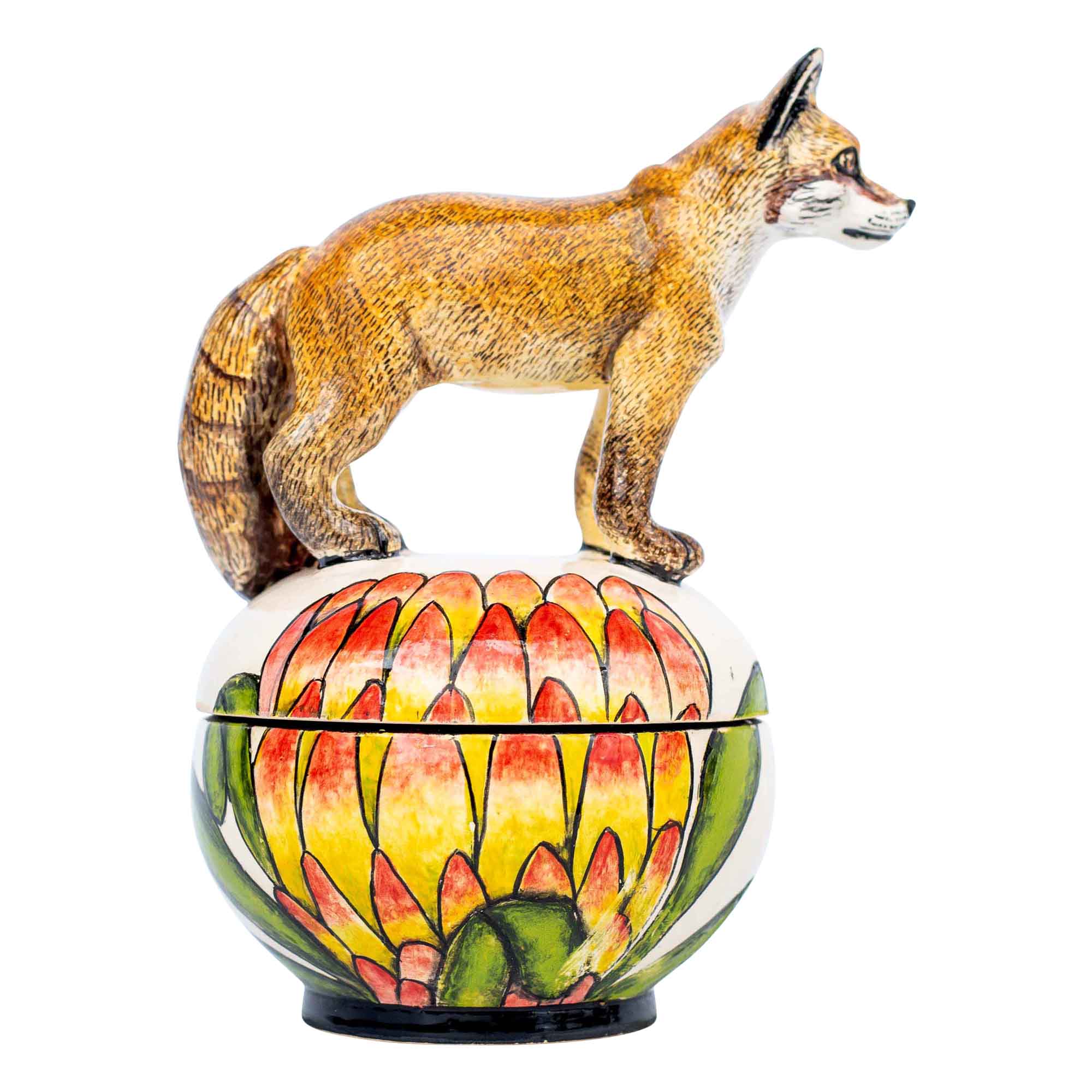 African fox jewelry box