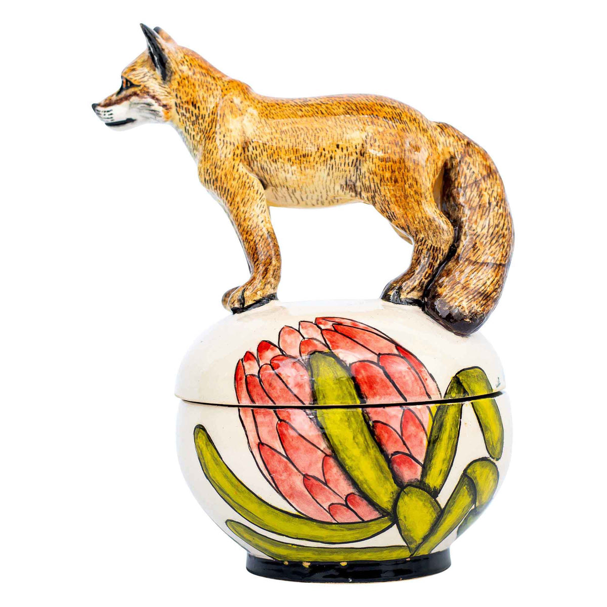 African fox jewelry box