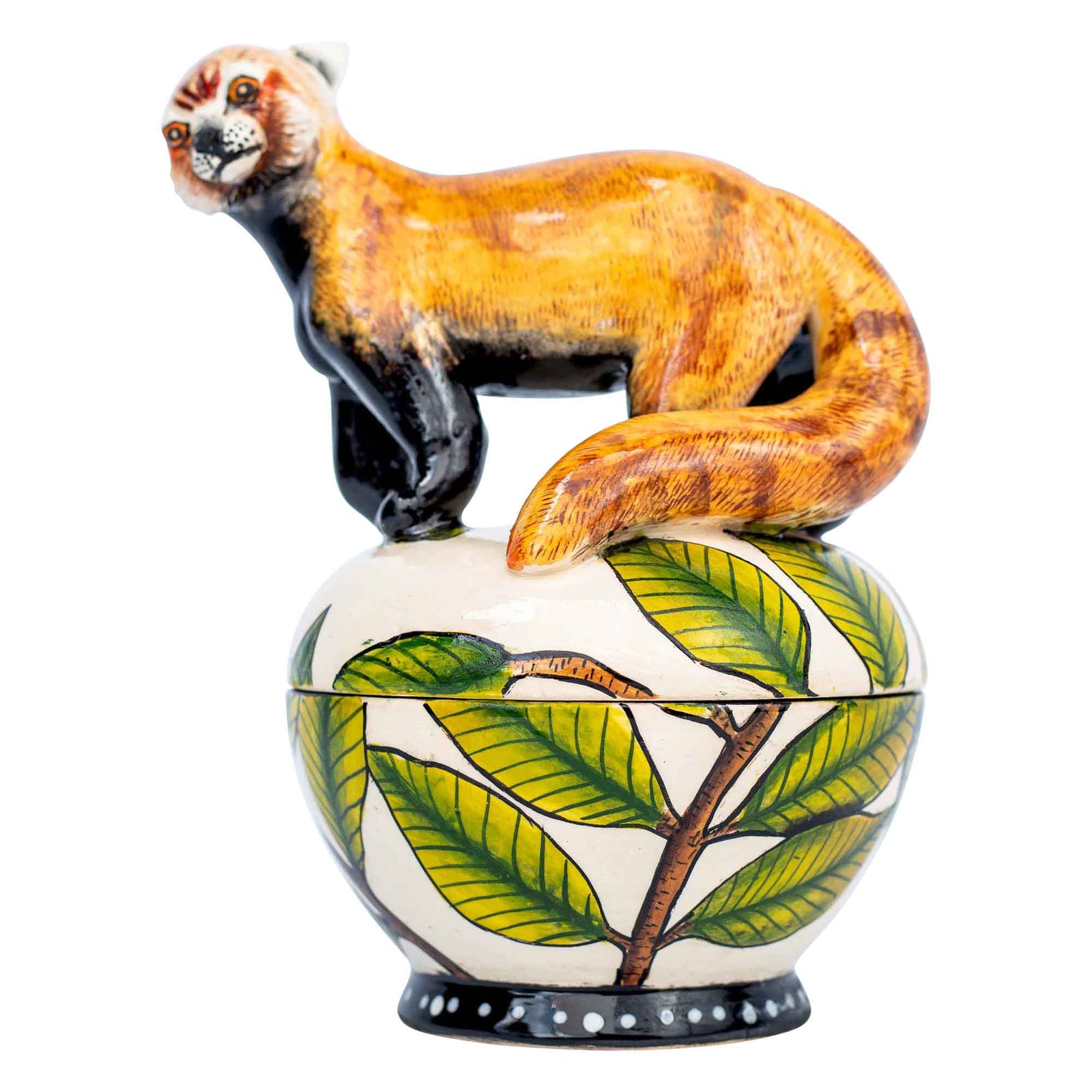 Red panda jewelry box