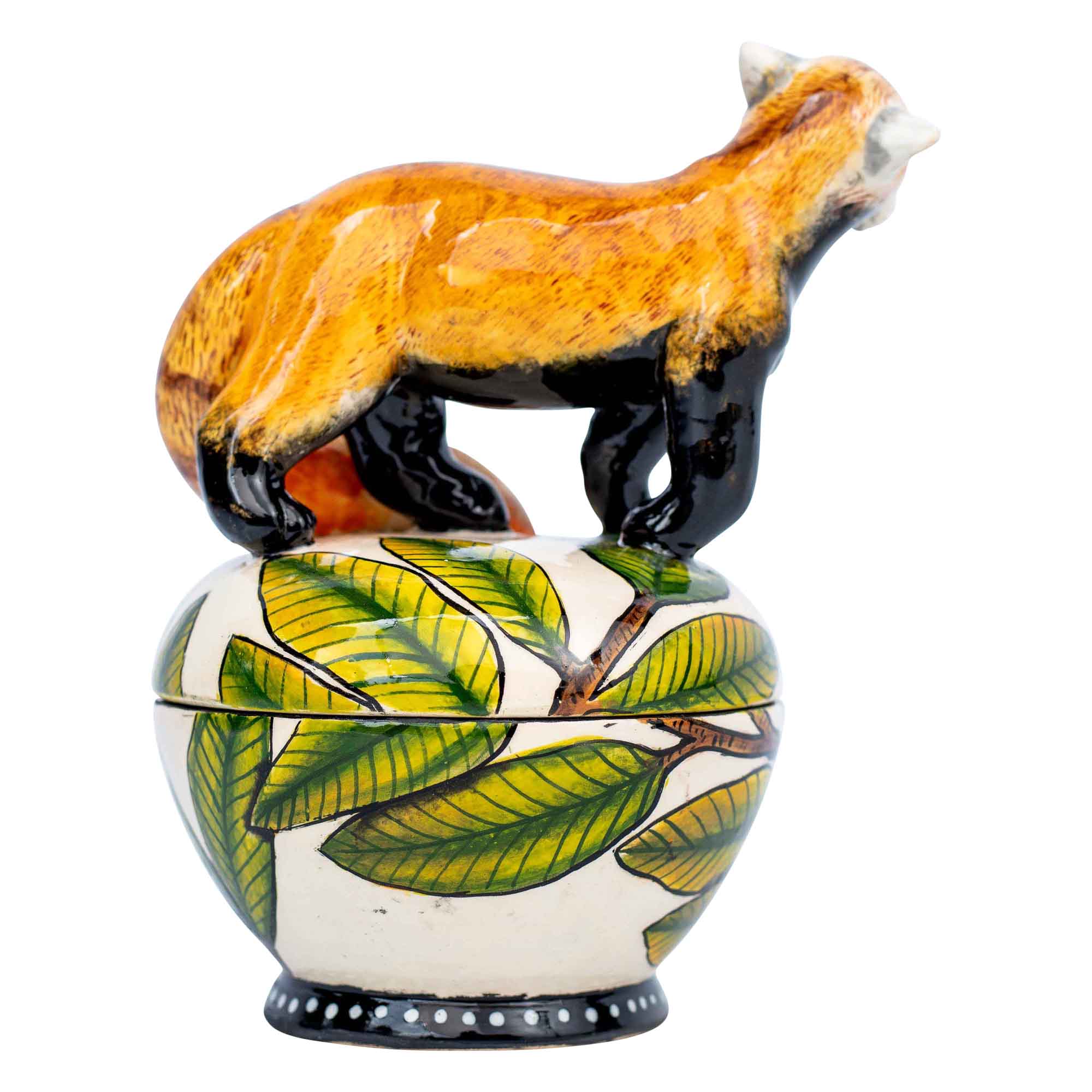 Red panda jewelry box