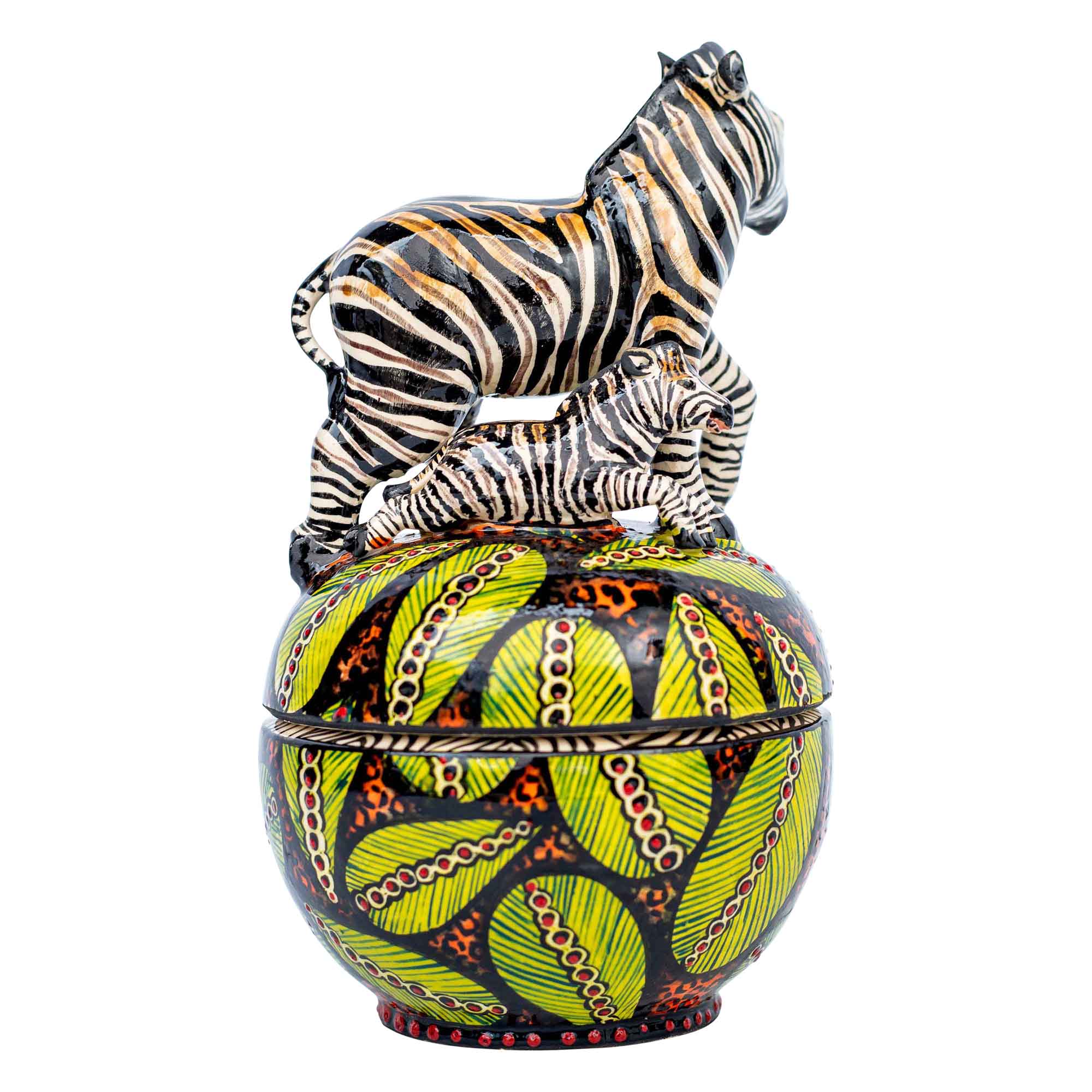 Zebra jewelry box