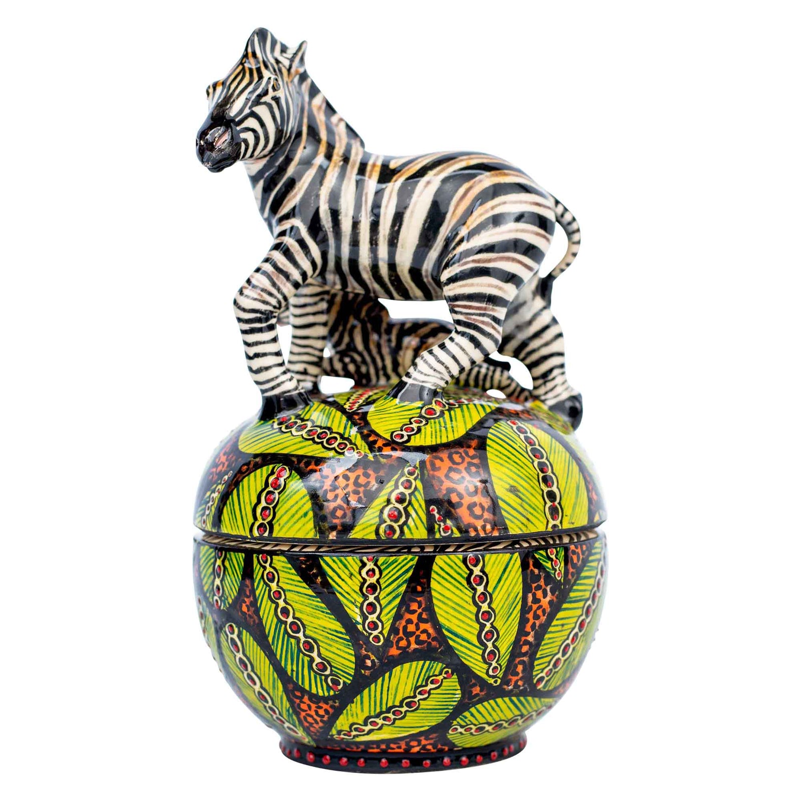 Zebra jewelry box