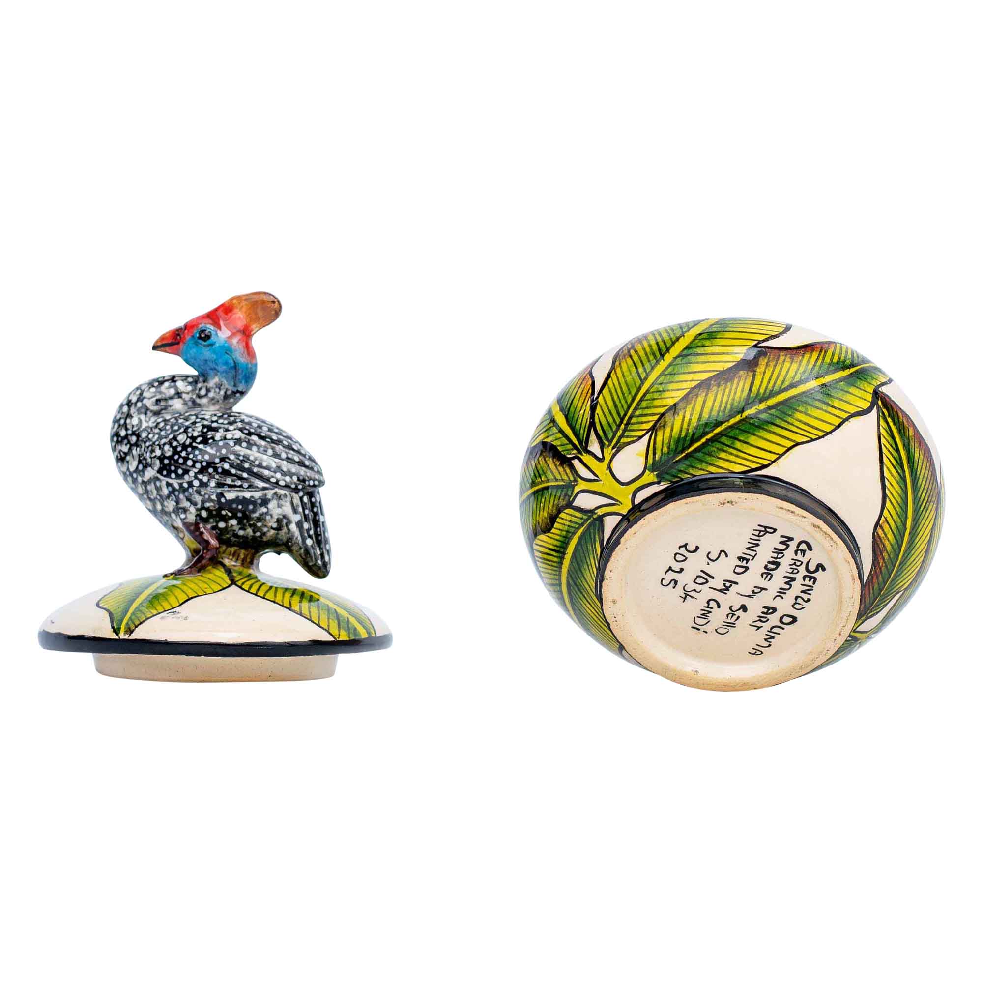 Guineafowl jewelry box