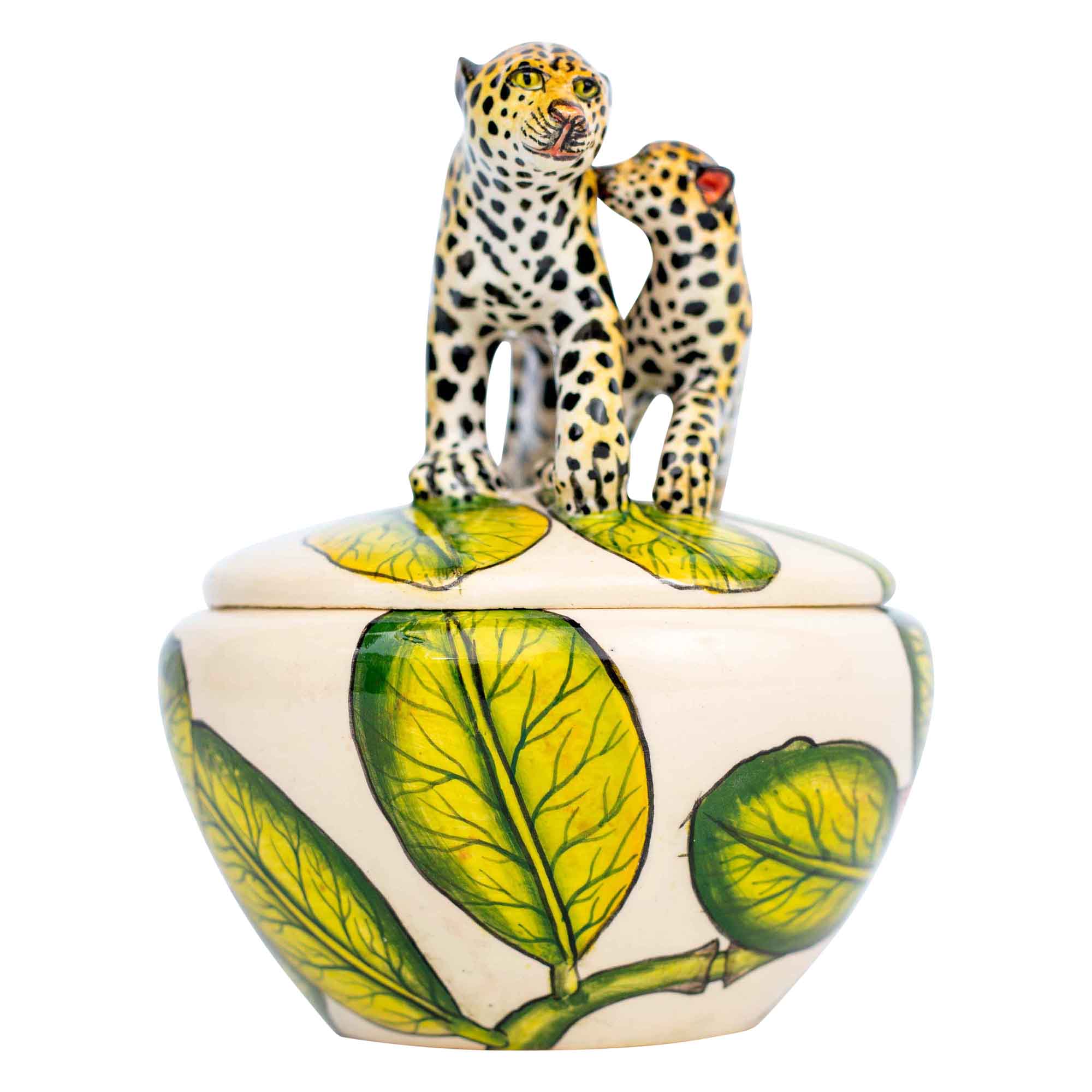 Leopard jewelry box