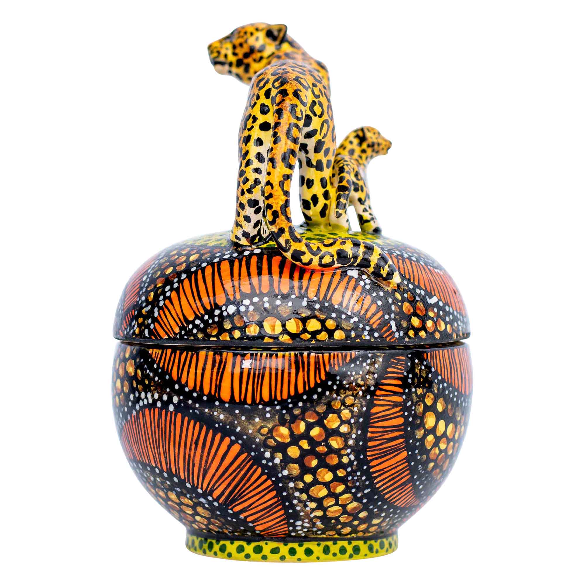 Leopard jewelry box
