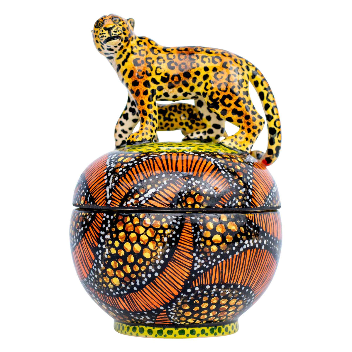Leopard jewelry box
