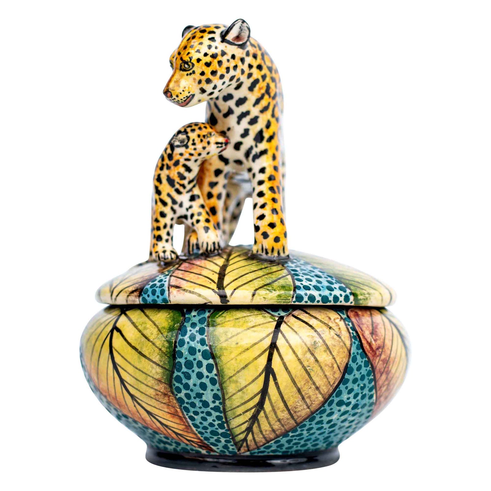 Leopard jewelry box