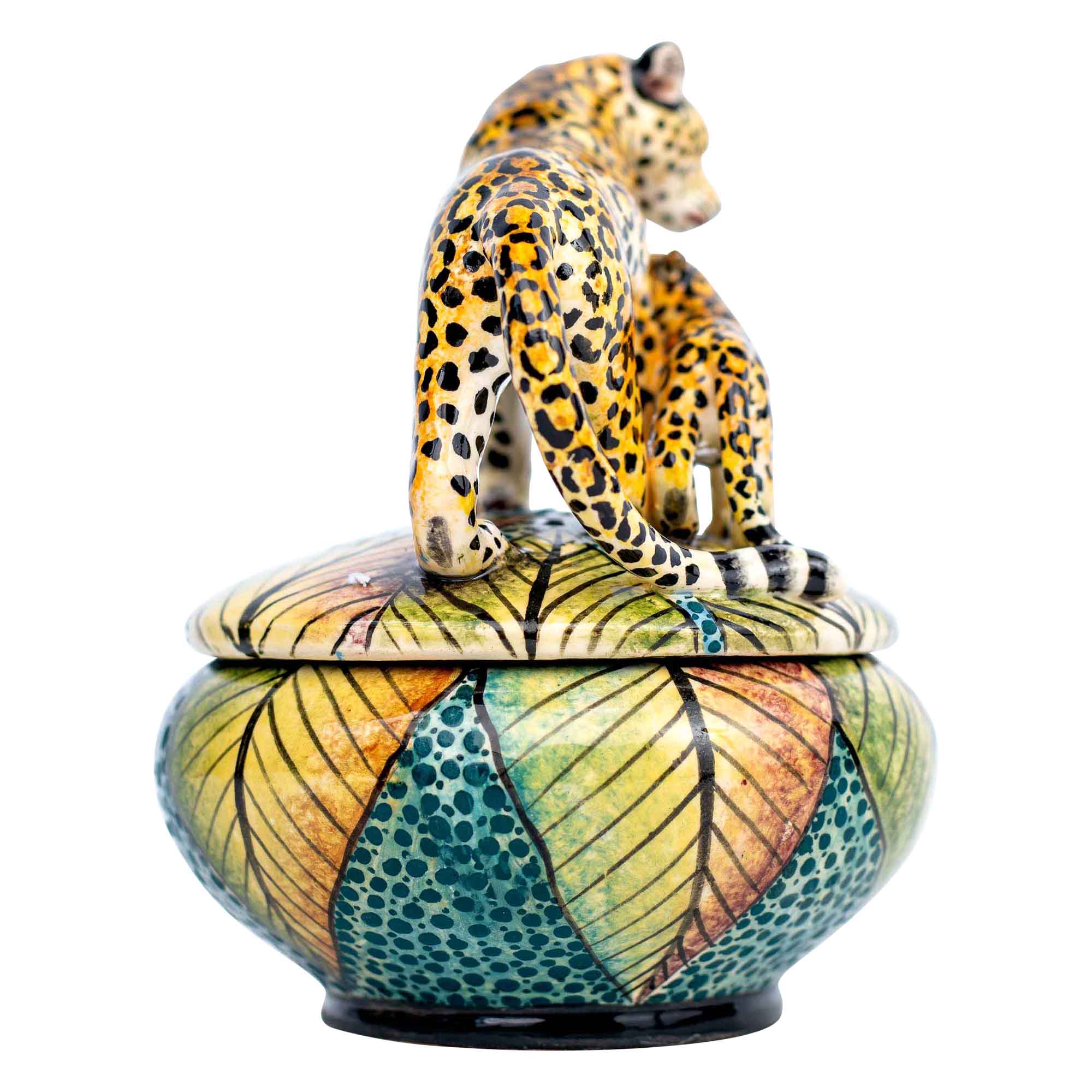 Leopard jewelry box