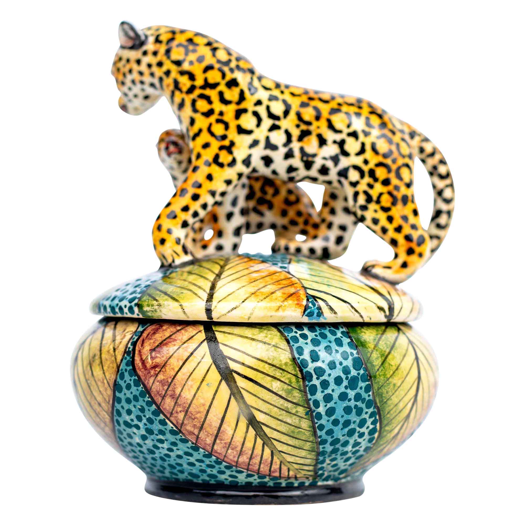 Leopard jewelry box