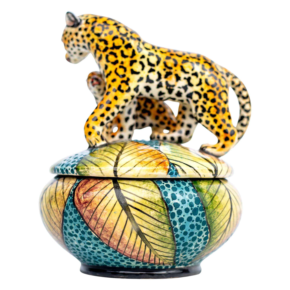 Leopard jewelry box