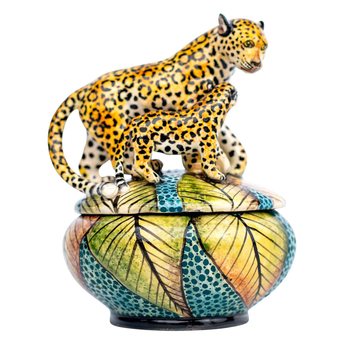 Leopard jewelry box