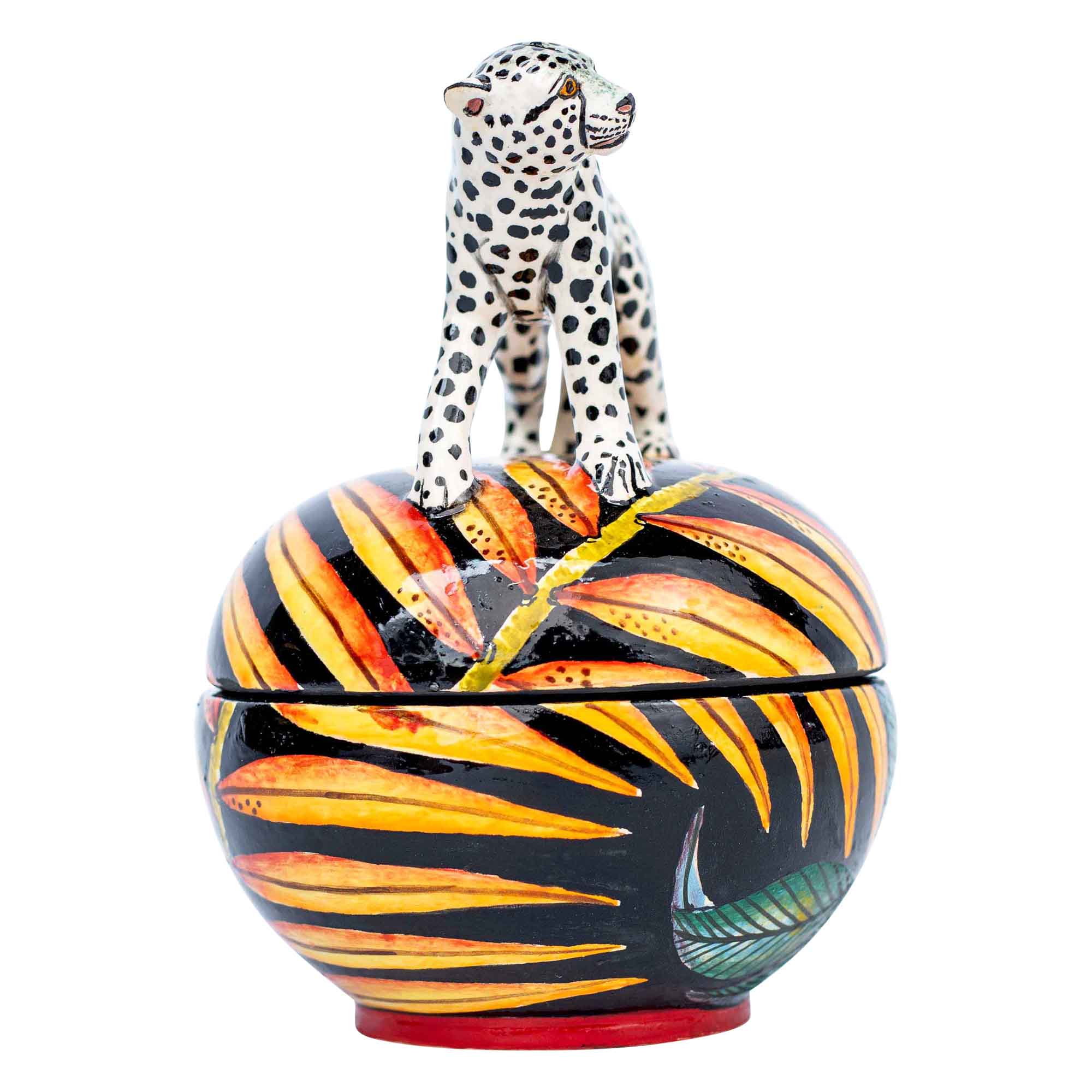 Cheetah jewelry box