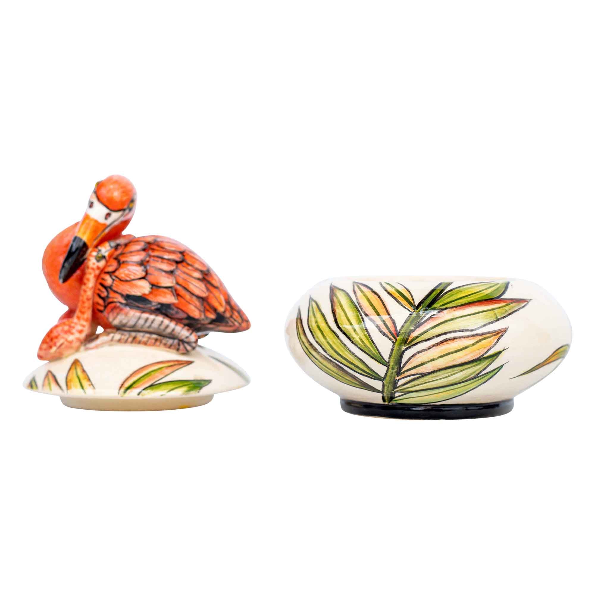Flamingo jewelry box