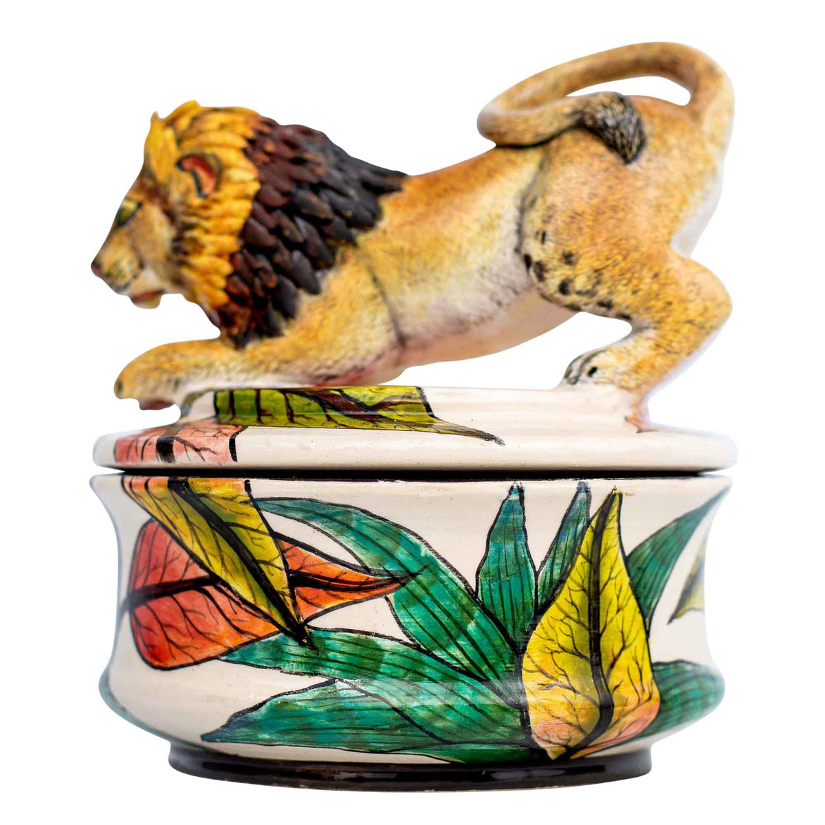 Lion jewelry box