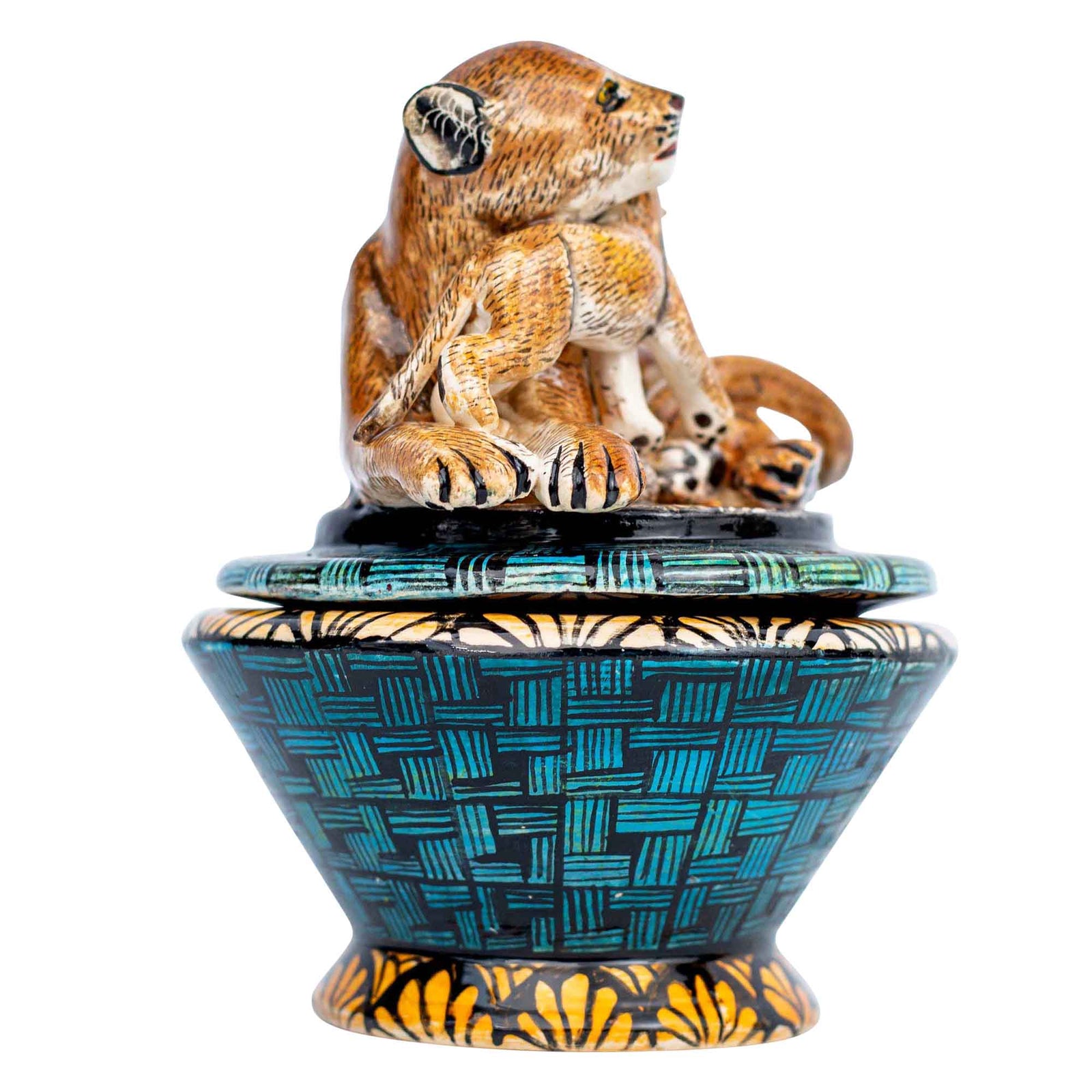 Lion jewelry box