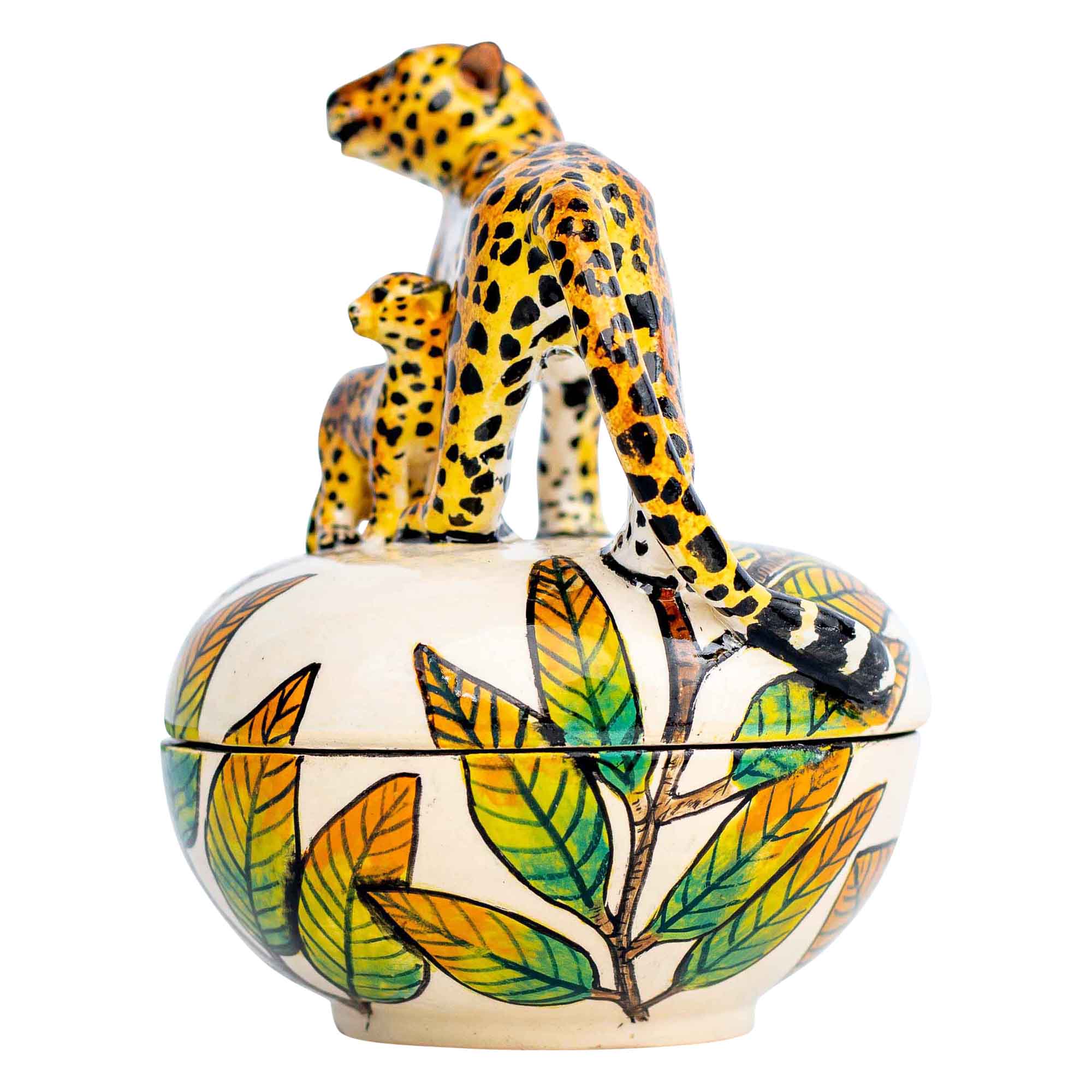 Leopard jewelry box