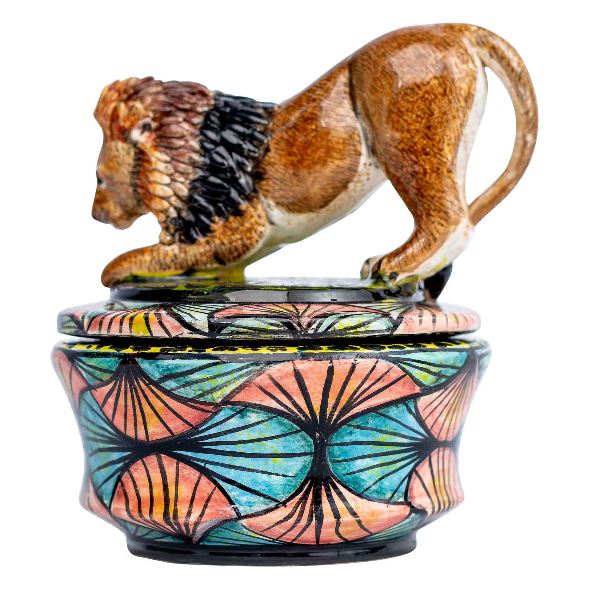 Lion jewelry box
