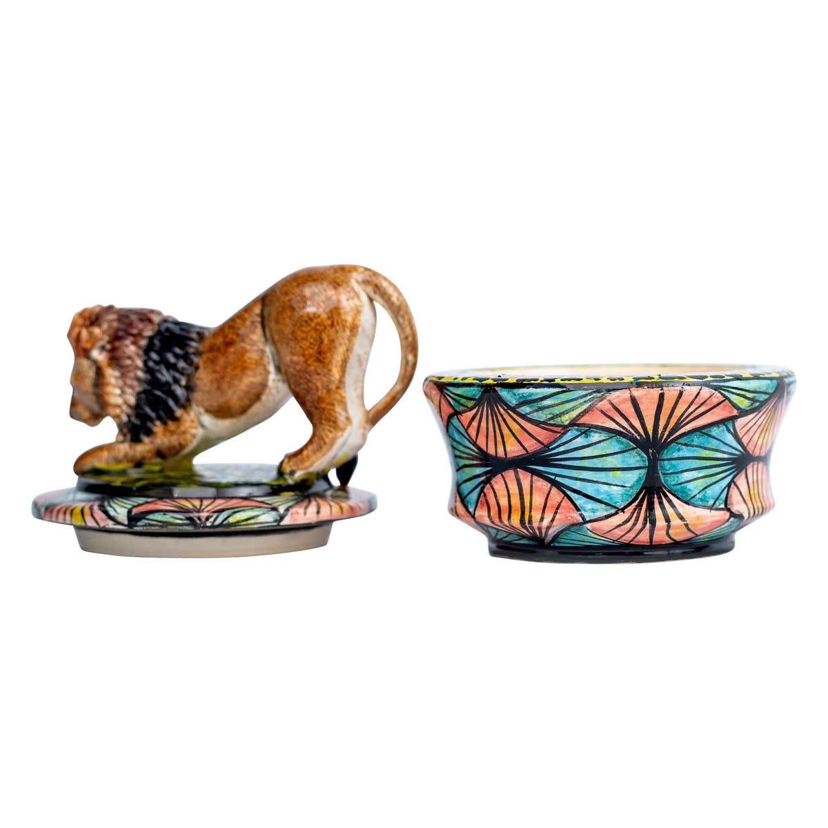 Lion jewelry box