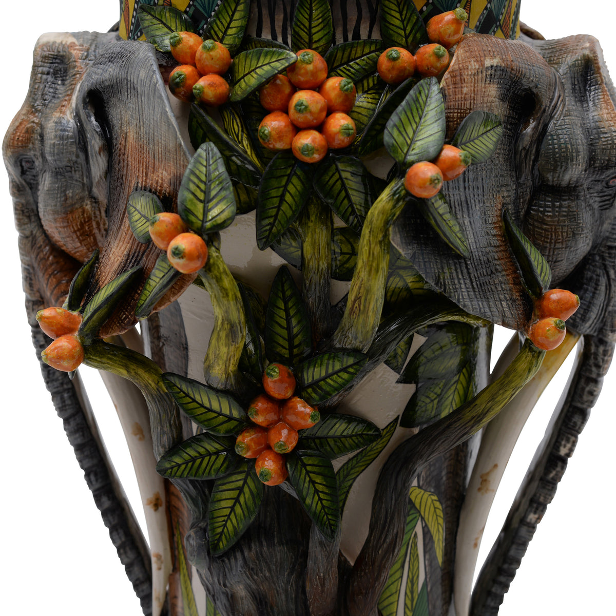 Elephant & amarula tree vase