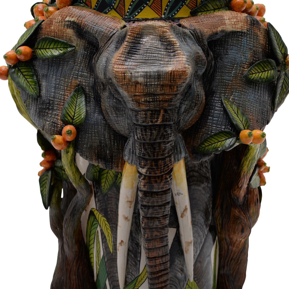 Elephant & amarula tree vase