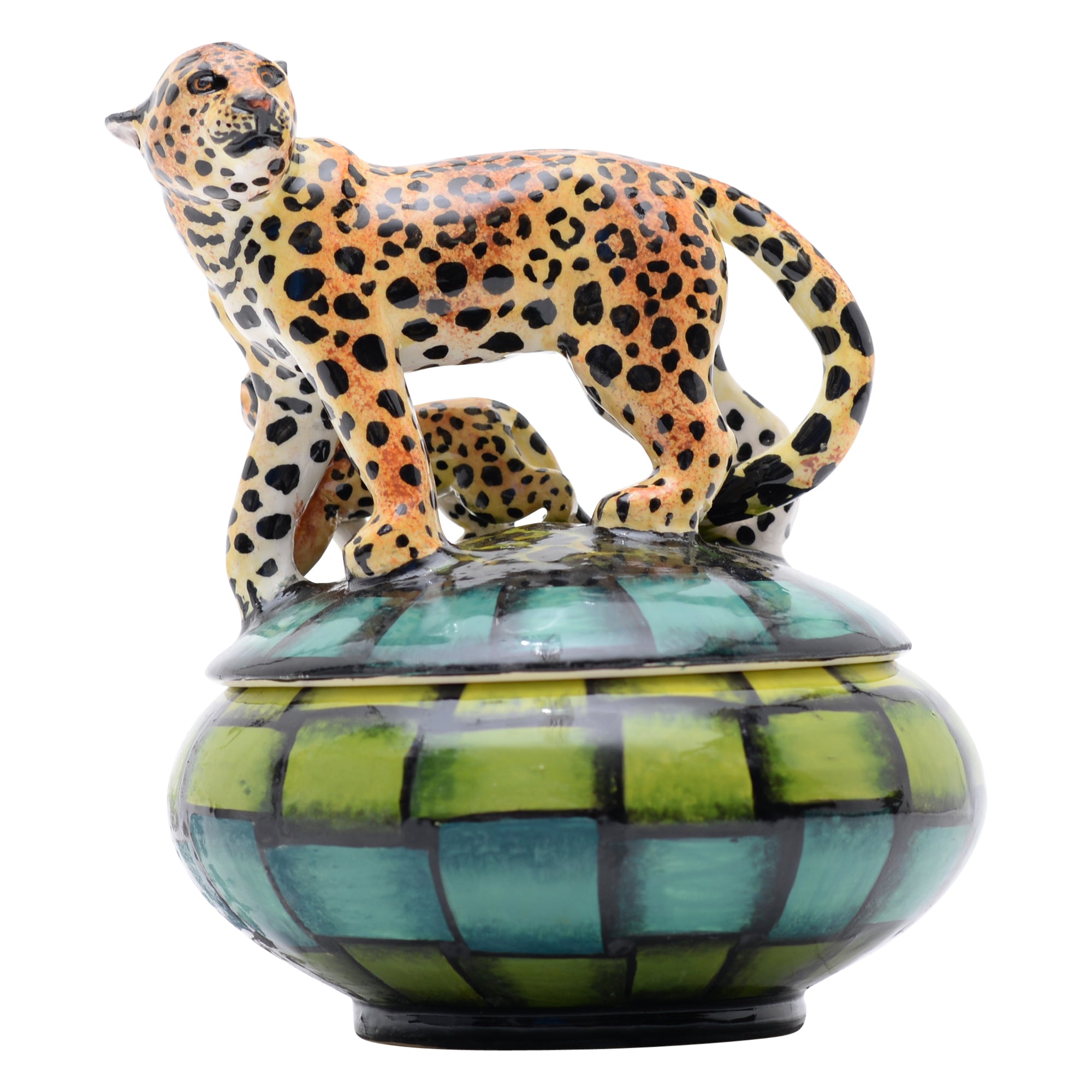 Leopard jewelry box
