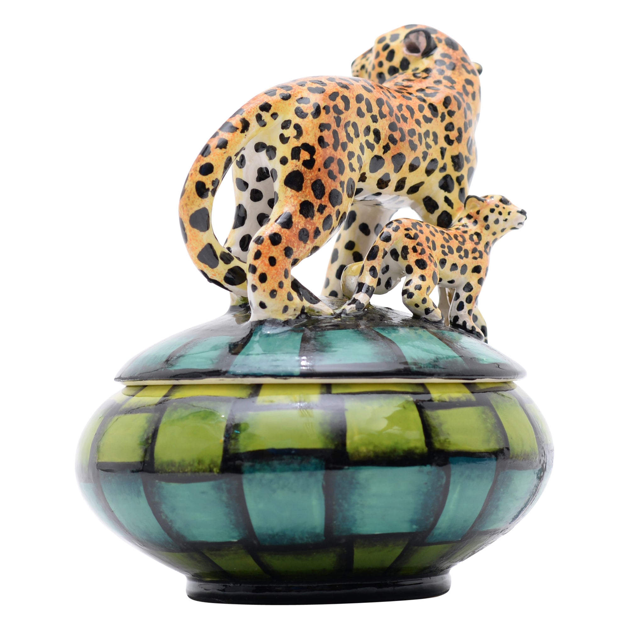Leopard jewelry box
