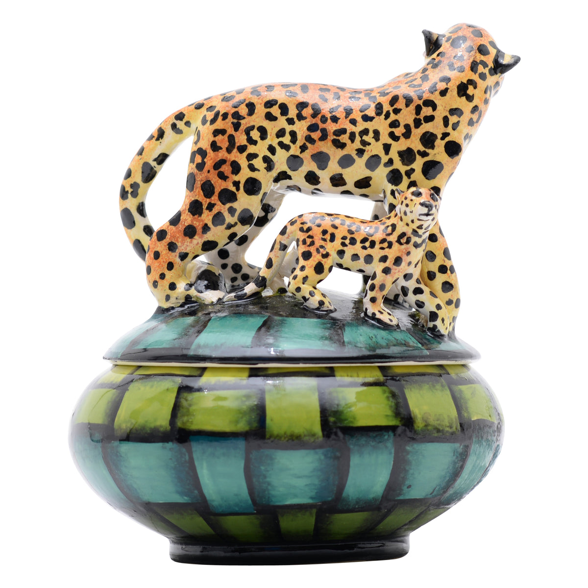 Leopard jewelry box
